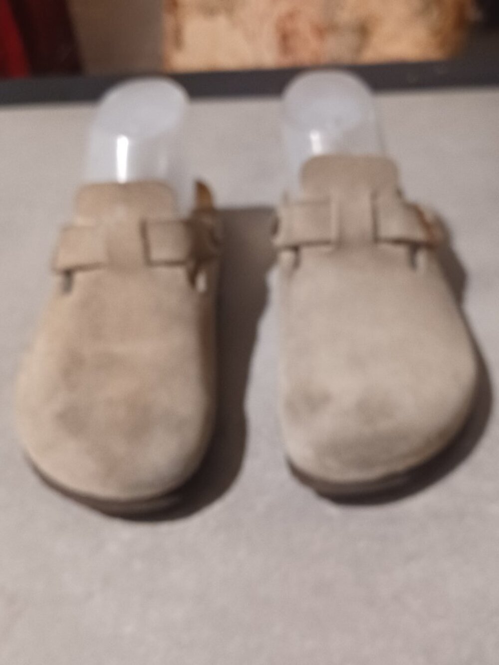 BIRKENSTOCK BOSTON CLOG TAUPE SIZE 37 (US 6.5)